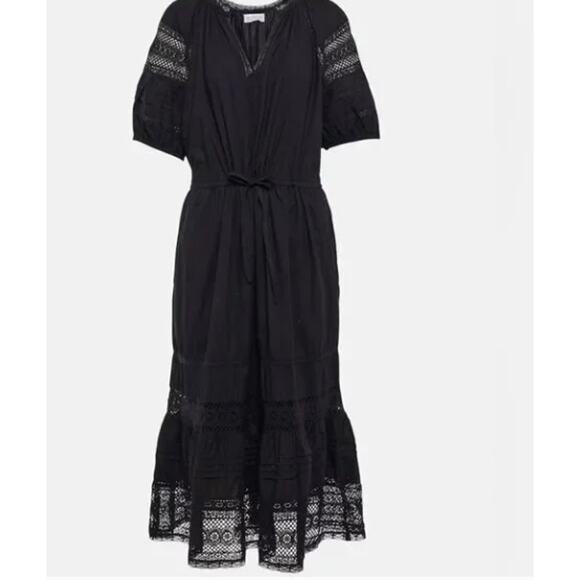 Velvet by Graham & Spencer Andy Short Sleeved Midi Dress Size Medium - Picture 3 of 5